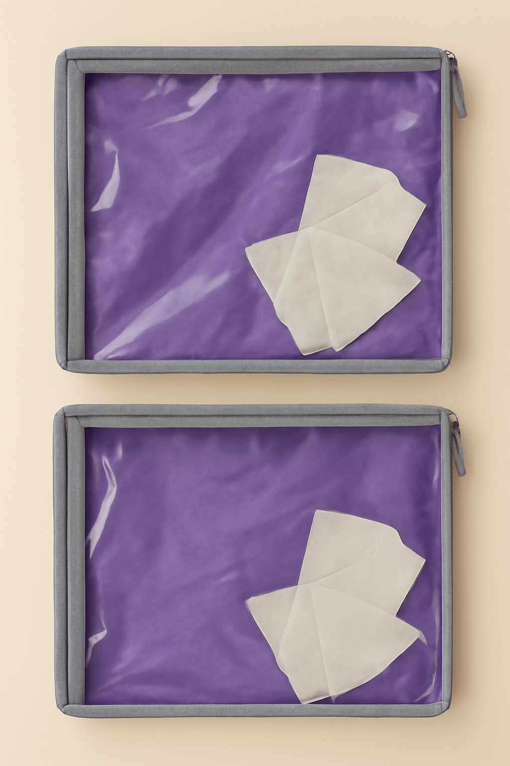 Transparent Saree Storage Bags – Pack of 2