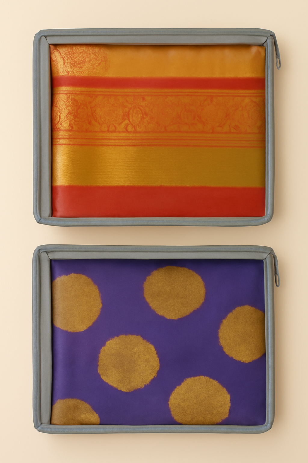 Transparent Saree Storage Bags – Pack of 2