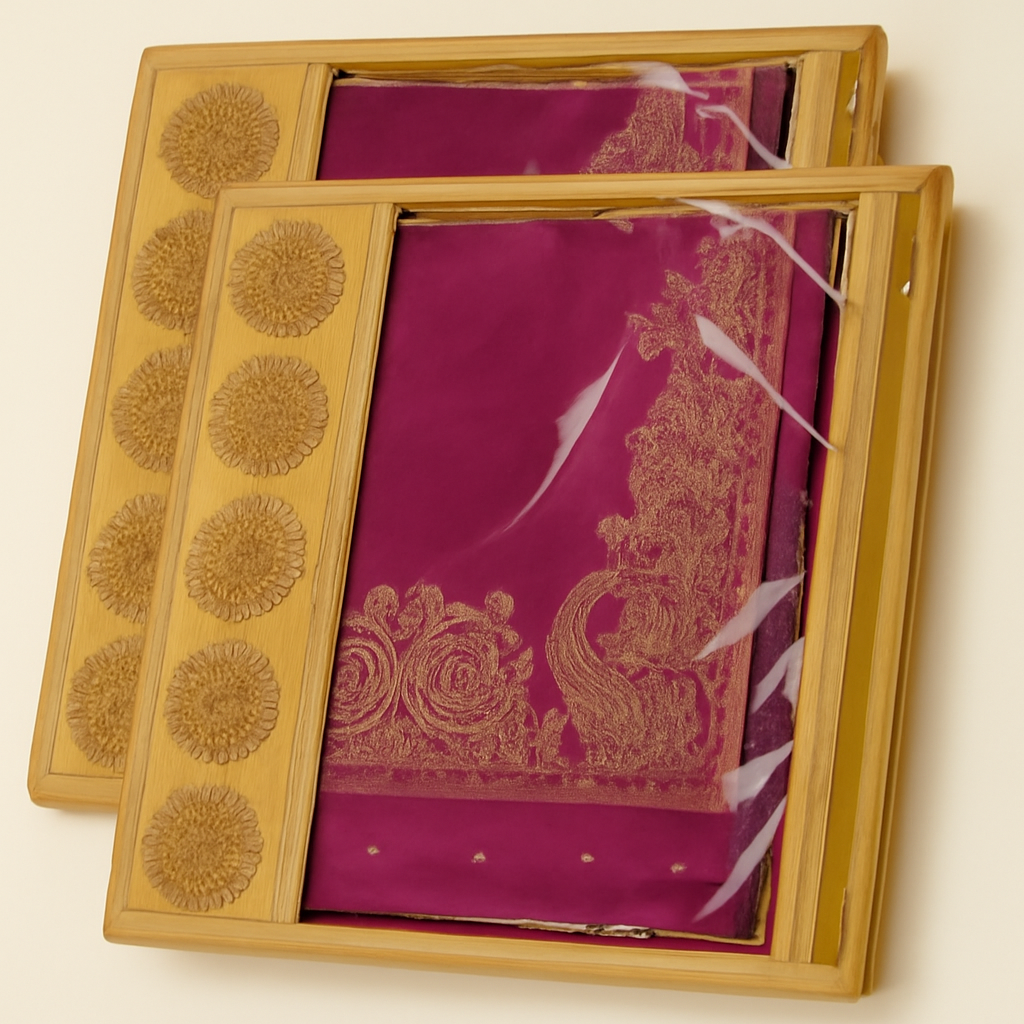 Premium Embroidered Saree Cover (Pack of 2)